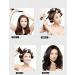 Kamay's Medium Size Hair Rollers Curlers - Gripping Sticky Rollers 30mm/1.2 - 12PCS Random Colors - Buy Online on SooperMarket.com