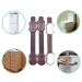 Shop Huture 6-Piece Multi-Purpose Child Safety Cabinet Locks - No Tools Adjustable Straps for Drawers Ovens Fridges & More - Easy Adhesive Installation - Brown - Buy Online on SooperMarket.com