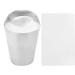Nail Stamper DIY Nail Art Stamping Tool Nail Stamper Scraper Soft Silicone Clear Stamper Handle Shining Silicone Stamper for Stamped Nail Art(1#)