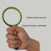 10x Green Magnifying Glass - 75mm Handheld with Non-Slip Rubber Handle for Books Maps Coins & Hobbies - Ideal for Seniors & Children - Buy Online on SooperMarket.com