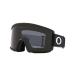 Oakley Target Line OO7120, OO7121 Ski Goggles For Men For Women + BUNDLE with Designer iWear Eyewear Kit Matte Black / Dark Grey Large