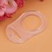 10pcs BPA Free Multi Silicone Pacifier Clips Adapter | Easy to Clean | 20mm Baby Holder - Transparent - International Shipping - Buy Online on SooperMarket.com
