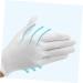 minkissy 24 Pairs Hand Care Laboratory Coin Cotton Industrial Hand Work Moisturizing White Plate - Buy Online on SooperMarket.com