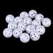FUNZON Practice Golf Balls 25 Pack - Lightweight Plastic Airflow Hollow Balls for Driving Range & Swing Training - Indoor/Outdoor Use - White - Buy Online on SooperMarket.com