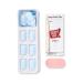 Buy KISS imPRESS Blue Sky Press-On Nails - Short Matte Color Manicure | Includes Prep Pad & Mini File for Easy Application - Buy Online on SooperMarket.com