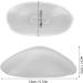 FILFEEL Silicone Shoulder Pads for Womens Clothing 1 pair Soft Shoulder Push-up Pads Self Adhesive Anti-Slip Enhancer Shoulder Pads for Women Reusable(Transparent color) - Buy Online on SooperMarket.com