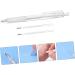 FOYTOKI 1 Set Auxiliary Eyebrow Pencil Eyebrow Contouring Pen Embroidered Eyebrow Pen Body Pen Plastic White - Buy Online on SooperMarket.com