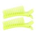 2pcs Hair Styling Clips - Non-slip Matte Handle, ABS Splint, Fluorescent Green - Buy Online on SooperMarket.com