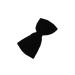 Zac's Alter Ego Large Black Velvet Bow On Barrette