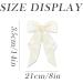3PCS Large Satin Ribbon Bow Hair Clips Set - Vintage Style Hair Barrettes for Girls & Ladies - Buy Online on SooperMarket.com