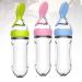 Milist Baby Food Feeder Set - Silicone Pacifier Feeder & Squeeze Spoon for Infants & Toddlers | 3-Piece Dietary Supplement Set - Buy Online on SooperMarket.com