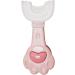 U Shaped Toothbrush for Kids | Manual U Shaped Toothbrush | Manual 360 Degree Oral Teeth Cleaning Brush with Soft Silicone Head for Kids 2-6 Years Aezon Pink 1 count (Pack of 1) - Buy Online on SooperMarket.com