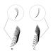 5D-0.10D Premade Fans Eyelash Extension | Long Stem Volume Fan Lashes | C D Curl | 8-15mm - Buy Online on SooperMarket.com