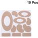 Anti-Wear Foot Pads - 10 Sheets Moleskin Tape Insoles | Gel Heel Sticker for High Heels | Skin-Friendly Slip Protection - Buy Online on SooperMarket.com