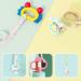 4 Pcs Adjustable Silicone Toy Clips for Baby Pacifier, Feeding Bottle & More - Safety Straps for Stroller, High Chair & Cribs - Buy Online on SooperMarket.com