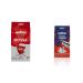 Lavazza Espresso Rossa Ground Coffee 250g (packaging may vary) & Lavazza Crema E Gusto Classico Roasted Ground Coffee 8.8 Ounce (Pack of 1) Espresso Rossa Coffee + Coffee Blend