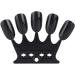 4 Colors Nail Color Card - 50 pcs Nail Art Practice Tips for Manicure Polish Gel Display Tool (2# Black) - Buy Online on SooperMarket.com