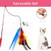 OODOSI Retractable Cat Wand Toy & Refills - Interactive Exercise Toys for Cats & Kittens, Color A - Buy Online on SooperMarket.com