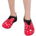 Kawaii Red Bow Polka Dot Water Shoes for Boys and Girls | Quick Dry Non-Slip Aqua Socks for Beach Swim | Size 11-12 - Buy Online on SooperMarket.com