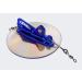 Jenzi Trolling Disc Diver Diving Disc Adjustable Blue 87mm