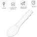 HAPINARY Stainless Steel Ointment Spoon Makeup Spatula Tool Skincare Tiny Spoons Cream Makeup Brush Beauty Tool for Cream Brush Clay Skincare Tools Silicone Spoon Baby Facial 6.5x2x0.2cm Silver - Buy Online on SooperMarket.com