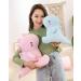 NatureMan Cute Dinosaur Plush Toy - Soft Kawaii Animal Doll for Kids Room Decoration (Pink) - Buy Online on SooperMarket.com