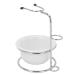 Stainless Steel Shaving Stand Set | Beard Brush Holder & Foam Bowl | Premium Men's Shaving Accessories - Buy Online on SooperMarket.com
