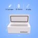 Portable Insulin Freezer - Smart Small Refrigerator for Interferon/Serum/Eye Drops - 2-8 C Drug Storage Box with Powerful Cooling - HD LED Display - Buy Online on SooperMarket.com