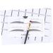 MAGICLULU 2 Eyebrow Shaping Stencils Makeup Kit Beauty Eyebrow Card Eyebrow Stickers Card A607 Portable - Buy Online on SooperMarket.com