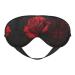 Red Rose Soft Sleep Eye Mask Female Breathable Eye Patch Perfect for Travel and Relaxation