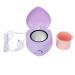 Mini wax warmer professional electrical guard heat hair removal hot wax warmers with removable silicone inside tank wax warmer for hair removal for home purple (EU plug 220V)