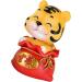 Beavorty 3 pcs year of the tiger bobble head ornament Resin Sculpture interior chinese zodiac lucky figurines good luck tiger car dashboard doll toy figure wild office God of Wealth bubble Red 1x3pcs 6X6X9.5CMx3pcs - Buy Online on SooperMarket.com