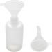 30 Pcs Precision Tip Applicator Bottles Set for DIY Quilling Craft and Acrylic Painting - 1oz Translucent Bottles with Colored Tips and Mini Funnels - Buy Online on SooperMarket.com