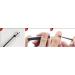 Stainless Steel Cuticle Pusher Trimmer Remover - Nail Art Manicure Tool (Silver) - Buy Online on SooperMarket.com