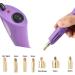 Hotfix Applicator Rhinestone Setter Kit - 7 Sizes Tips, Tweezers, Cleaning Brush, Pencils & Crystal Embellishments - Buy Online on SooperMarket.com