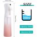 Toionmm 300ml Pink Continuous Spray Bottle - Ultra Fine Manure Spray for Hair Styling Plants & Cleaning - Safe Outlet Design - Buy Online on SooperMarket.com