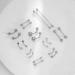 IPINK Piercing Kit 14G-16G Rainbow Surgical Steel - 50 Piece Set for Belly Button, Tongue, Eyebrow, Nipple, Lip, Nose, Chi Gauge - Buy Online on SooperMarket.com