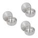 Angoily 3st soap shell Razor shell for men shell for razor apparatus shaving foam Harmheader Sice shell with lid steel razor foam cup soap box man foam shell silverx3stk 11x11x6.5cmx3pcs