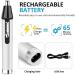 USB Rechargeable Nose & Ear Hair Trimmer Electric Eyebrow Groomer with Light | Perfect for Home & Travel - Buy Online on SooperMarket.com