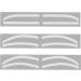 Silicone Disposable Eyebrow Stencil Kit for Microblading - Hygienic & Easy to Use - Buy Online on SooperMarket.com