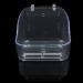 Parrot Bath Box Bird Cage - 1 Piece Parakeet Caged Accessory Supplies Bathing Tub Bath for Most Birdcage Pet Parrot Budgie Parakeet Lovebird Cockatiel Cage Water Shower Transparent - Buy Online on SooperMarket.com