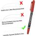Hemoton 18 Pcs Tattoos Position Marker Eyebrow Pen Tattoos Using Pen Marking Pen Eyebrow Pencil Ink - Buy Online on SooperMarket.com