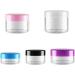 Zeoabsy 20ml Clear Empty Cream Can - 20 Pieces Transparent Crucible with Pink Screw Cap for Lotion Mini Candles Nail Art & Lip Balm - Buy Online on SooperMarket.com