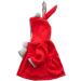 TMEOG Baby Girls Rabbit Ears Cloak Hooded Winter Coat 9-12 Months Red - Buy Online on SooperMarket.com