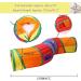 Interactive Cat Tunnel Toy for Indoor Cats - Collapsible S-Style Rainbow Tunnel for Kittens, Rabbits, and Puppies - Buy Online on SooperMarket.com