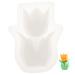 VILLCASE 3pcs Candle Mold White South Korea 3D Manual Silica Gel