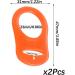 Silicone Dummy Clips Adapter - 2 Pcs Button Ring Pacifier Clip Adapter - Orange - Buy Online on SooperMarket.com