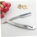 WOONEKY 2pcs Barber Shaving Tools Set - Stainless Steel Straight Razor & Mustache Scissors | Old Fashioned Yangjiang Manual Shaver - Buy Online on SooperMarket.com