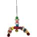 MQUPIN Bird Parrots Toys 14-Pack Cage Toys Hanging Swing Climbing Shredding Perches Ladders Sepak Takraw Bell Frosting Stick Parrot Set Toy for Medium Budgie Finches Cockatiels Conures African Parrot S-6.9inch - Buy Online on SooperMarket.com