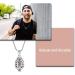 MAIXIANGGUOJI Ashes Keepsake Hollow Urn Necklace with Funnel Kit Waterdrop Ashes Cremation Jewellery for Dogs Cats Pet Ashes - Buy Online on SooperMarket.com